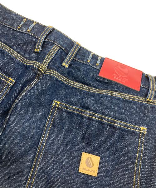 HELLRAZOR（ヘルレイザー）HELLRAZOR (ヘルレイザー) BAGGIE DENIM PANTS インディゴ サイズ:Mの古着・服飾アイテム