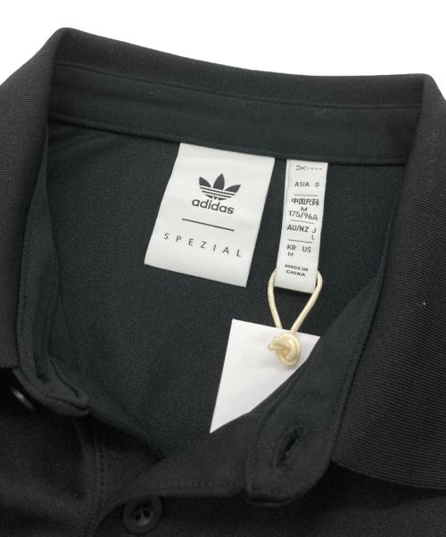 adidas（アディダス）adidas (アディダス) Spezial FC Long-Sleeve Polo ブラック サイズ:Ｌ 未使用品の古着・服飾アイテム