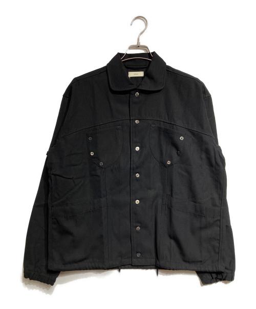steaf（スティーフ）steaf (スティーフ) LIVESTOCK SHIRT/ライブストックシャツ ブラック サイズ:Lの古着・服飾アイテム