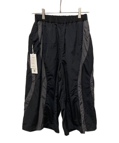 COOTIE PRODUCTIONS（クーティープロダクツ）COOTIE PRODUCTIONS (クーティープロダクツ) Nylon Shin Cut Wide Track Pants ブラック サイズ:	SIZE S 未使用品の古着・服飾アイテム