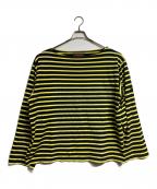 OUTILウティ）の古着「バスクシャツ/Basque shirt」｜イエロー×ブラック