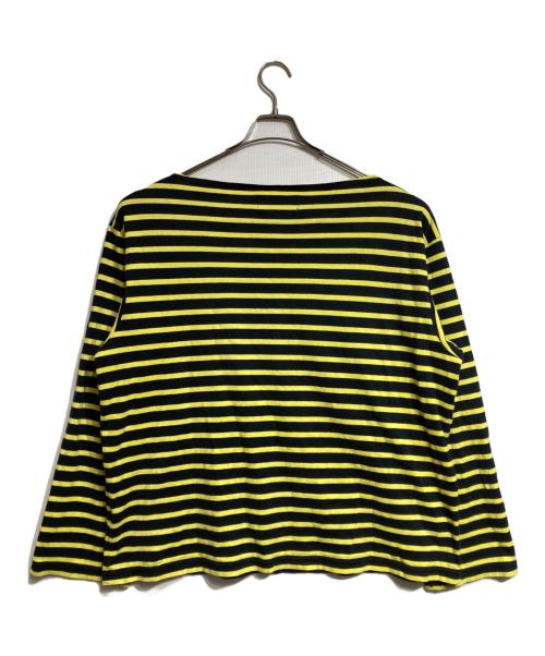 OUTIL（ウティ）OUTIL (ウティ) バスクシャツ/Basque shirt イエロー×ブラック サイズ:2の古着・服飾アイテム