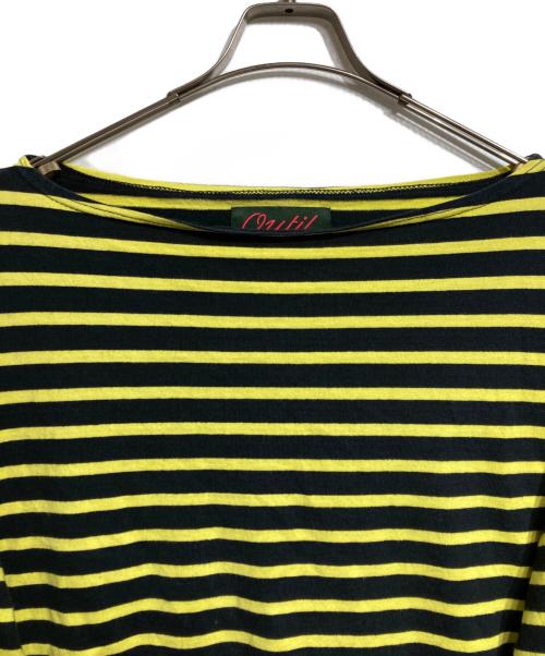 OUTIL（ウティ）OUTIL (ウティ) バスクシャツ/Basque shirt イエロー×ブラック サイズ:2の古着・服飾アイテム