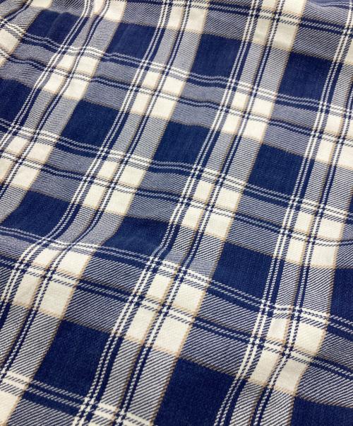 BANANA REPUBLIC（バナナリパブリック）BANANA REPUBLIC (バナナリパブリック) 90sチェックシャツ ブルー サイズ:Mの古着・服飾アイテム