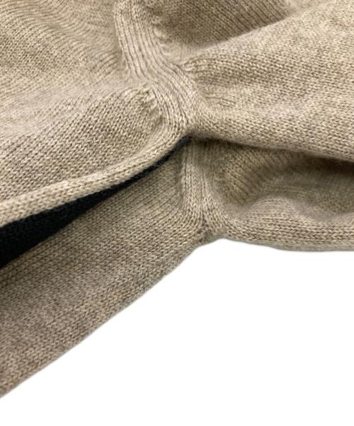 MARNI（マルニ）MARNI (マルニ) ショートスリーブニット ブラウン×ブラック サイズ:38の古着・服飾アイテム
