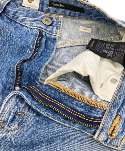 6(ROKU) BEAUTY&YOUTH（ロク ビューティーアンドユース）6(ROKU) BEAUTY&YOUTH (ロク ビューティーアンドユース) Time Machine DOCKING DENIM PANTS インディゴ×ブラウン サイズ:24の古着・服飾アイテム