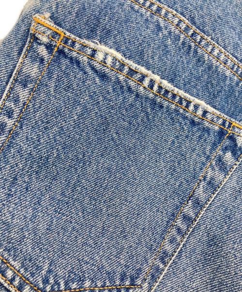 6(ROKU) BEAUTY&YOUTH（ロク ビューティーアンドユース）6(ROKU) BEAUTY&YOUTH (ロク ビューティーアンドユース) Time Machine DOCKING DENIM PANTS インディゴ×ブラウン サイズ:24の古着・服飾アイテム