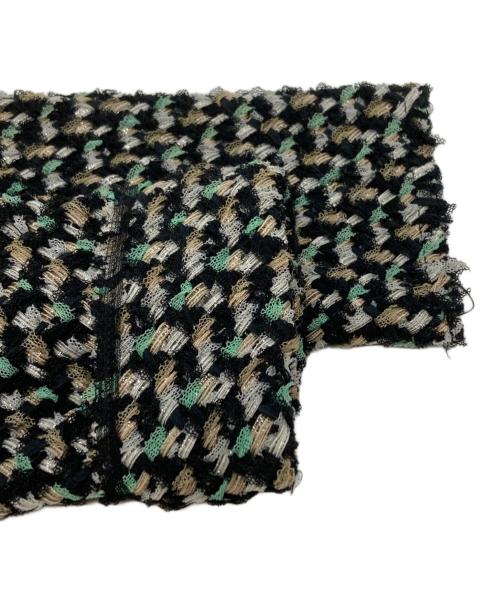 MARNI（マルニ）MARNI (マルニ) ツイードジャケット ブラック×グリーン サイズ:38の古着・服飾アイテム