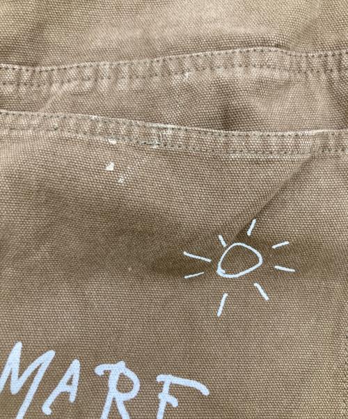 Knuth Marf（クヌースマーフ）Knuth Marf (クヌースマーフ) high waist tattoo pants/ハイウェストタトゥーパンツ ブラウン サイズ:sの古着・服飾アイテム