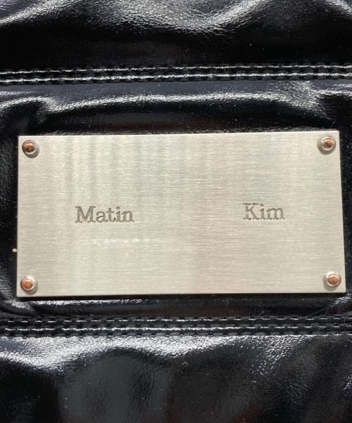 Matin Kim（マーティン・キム）matin kim (マーティン・キム) キルトショルダーバッグ ブラックの古着・服飾アイテム