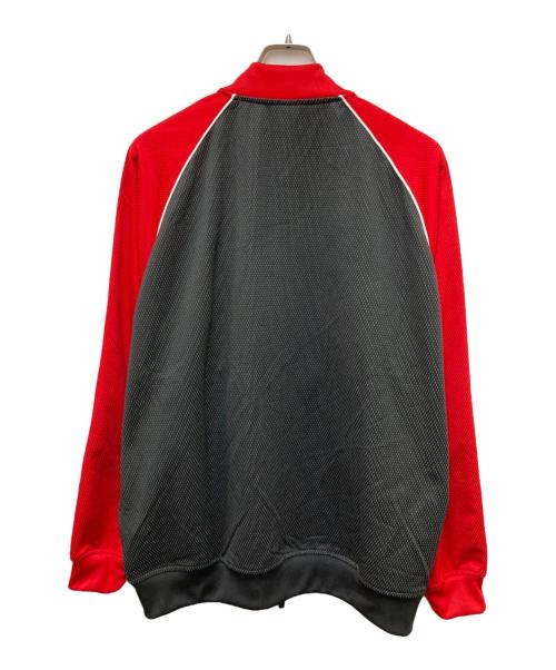 adidas（アディダス）adidas (アディダス) M SST LOOSE MESH TRACK TOP ブラック×レッド サイズ:XLの古着・服飾アイテム
