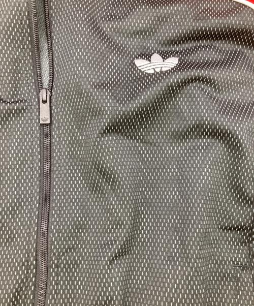 adidas（アディダス）adidas (アディダス) M SST LOOSE MESH TRACK TOP ブラック×レッド サイズ:XLの古着・服飾アイテム
