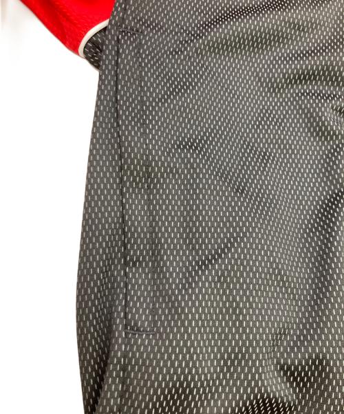 adidas（アディダス）adidas (アディダス) M SST LOOSE MESH TRACK TOP ブラック×レッド サイズ:XLの古着・服飾アイテム