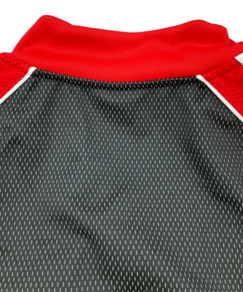 adidas（アディダス）adidas (アディダス) M SST LOOSE MESH TRACK TOP ブラック×レッド サイズ:XLの古着・服飾アイテム