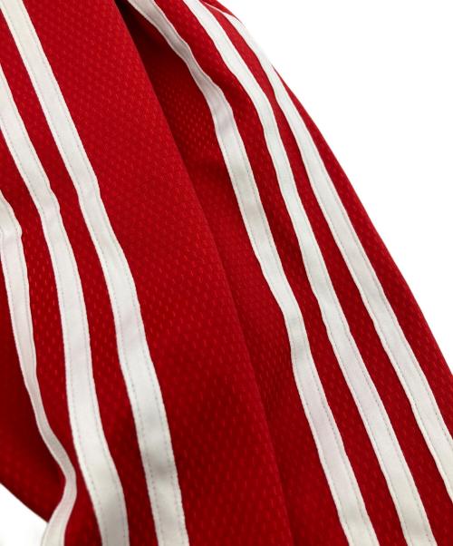 adidas（アディダス）adidas (アディダス) M SST LOOSE MESH TRACK TOP ブラック×レッド サイズ:XLの古着・服飾アイテム
