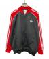 adidas（アディダス）の古着「M SST LOOSE MESH TRACK TOP」｜ブラック×レッド