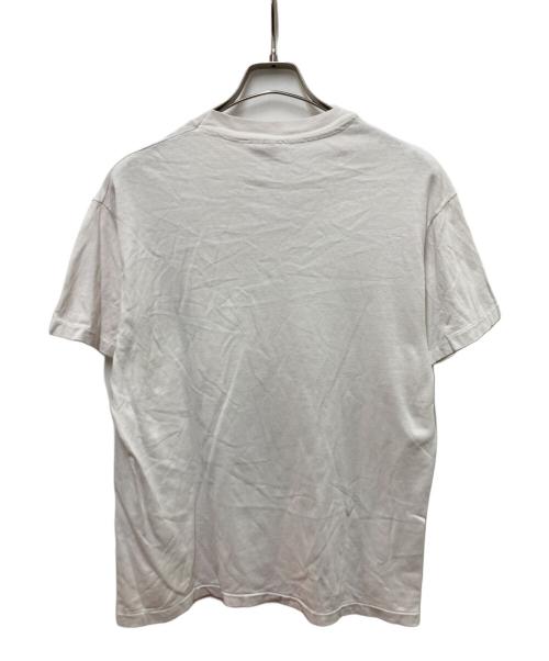 Hanes（ヘインズ）Hanes (ヘインズ) 90s ME?STRESSED? アートプリントTシャツ ホワイト サイズ:Mの古着・服飾アイテム