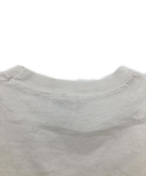 Hanes（ヘインズ）Hanes (ヘインズ) 90s ME?STRESSED? アートプリントTシャツ ホワイト サイズ:Mの古着・服飾アイテム