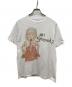 Hanes（ヘインズ）の古着「90s ME?STRESSED? アートプリントTシャツ」｜ホワイト
