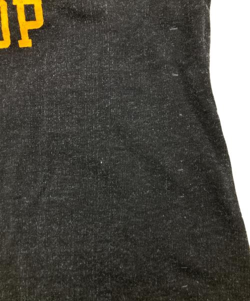 DURACK（デュラック）DURACK (デュラック) 60s  VネックフットボールTシャツ ブラック サイズ:Lの古着・服飾アイテム