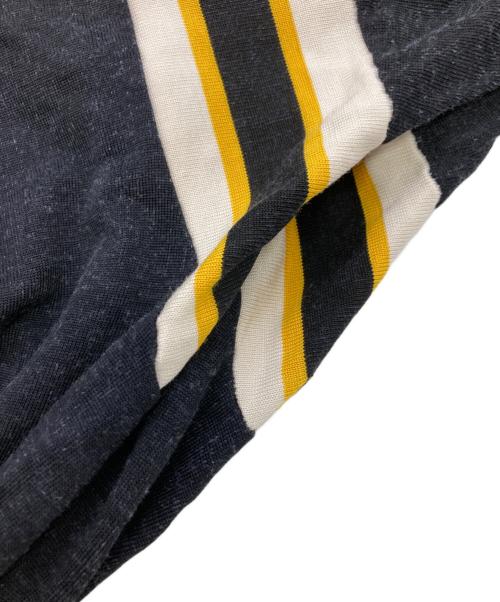 DURACK（デュラック）DURACK (デュラック) 60s  VネックフットボールTシャツ ブラック サイズ:Lの古着・服飾アイテム
