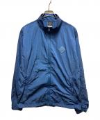 F.C.R.B.エフシーレアルブリストル）の古着「BIG LOGO NYLON STAND COLLAR BLOUSON」｜ネイビー