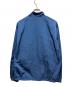 F.C.R.B. (エフシーレアルブリストル) BIG LOGO NYLON STAND COLLAR BLOUSON ネイビー サイズ:M：18000円