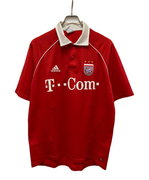 adidas（アディダス）adidas (アディダス) ゲームシャツ FCバイエルン・ミュンヘン レッドの古着・服飾アイテム