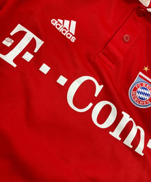 adidas（アディダス）adidas (アディダス) ゲームシャツ FCバイエルン・ミュンヘン レッドの古着・服飾アイテム