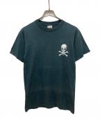 JERZEESジャージーズ）の古着「90s スカルプリントTシャツ」｜ブラック