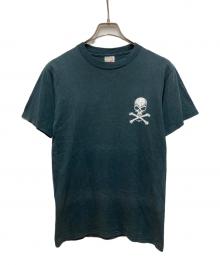 JERZEES（ジャージーズ）の古着「90s スカルプリントTシャツ」｜ブラック
