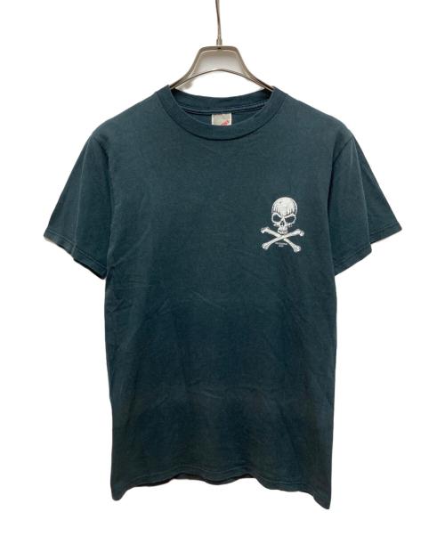 JERZEES（ジャージーズ）JERZEES (ジャージーズ) 90s スカルプリントTシャツ ブラック サイズ:Sの古着・服飾アイテム