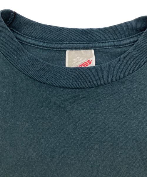 JERZEES（ジャージーズ）JERZEES (ジャージーズ) 90s スカルプリントTシャツ ブラック サイズ:Sの古着・服飾アイテム