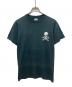 JERZEES（ジャージーズ）の古着「90s スカルプリントTシャツ」｜ブラック