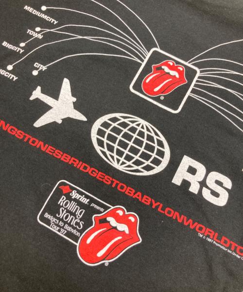 anvil（アンヴィル）anvil (アンヴィル) 90s Rolling Stones バンドTシャツ ブラック サイズ:XLの古着・服飾アイテム