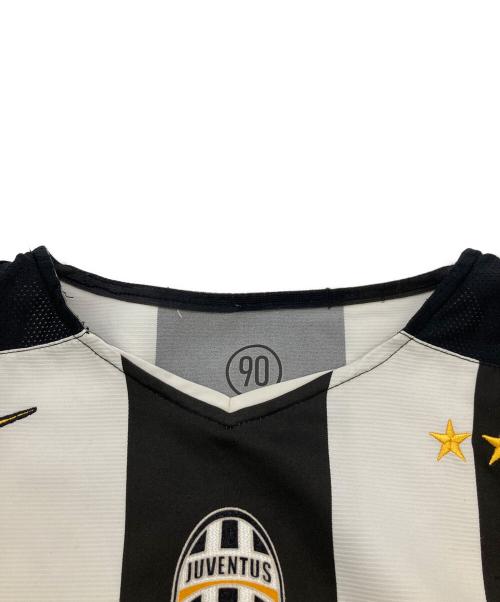 NIKE（ナイキ）NIKE (ナイキ) ゲームシャツ 2004-05 JUVENTUS ホワイト×ブラック サイズ:Sの古着・服飾アイテム