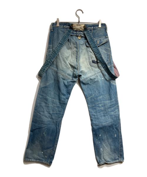 KAPITAL（キャピタル）KAPITAL (キャピタル) サスペンダーデニムパンツ インディゴ サイズ:34の古着・服飾アイテム