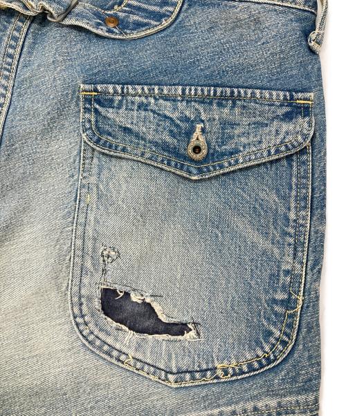 KAPITAL（キャピタル）KAPITAL (キャピタル) サスペンダーデニムパンツ インディゴ サイズ:34の古着・服飾アイテム