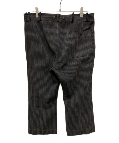 Barbe Bleue（バルブ ブルー）Barbe Bleue (バルブ ブルー) 50s-60sコットンストライプパンツ ブラック サイズ:不明の古着・服飾アイテム