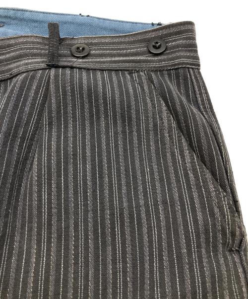 Barbe Bleue（バルブ ブルー）Barbe Bleue (バルブ ブルー) 50s-60sコットンストライプパンツ ブラック サイズ:不明の古着・服飾アイテム