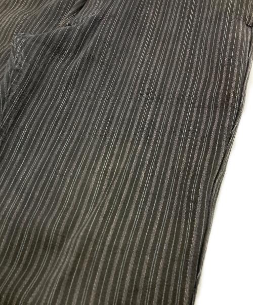 Barbe Bleue（バルブ ブルー）Barbe Bleue (バルブ ブルー) 50s-60sコットンストライプパンツ ブラック サイズ:不明の古着・服飾アイテム