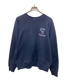 TULTEX（タルテックス）の古着「80s ラグランスウェット」｜ネイビー