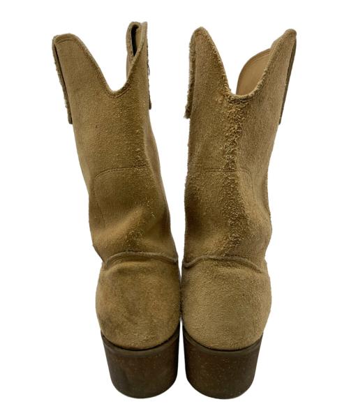 GEORGIA GIANT（ジョージアジャイアント）GEORGIA GIANT (ジョージアジャイアント) スウェードペコスタイプブーツ ベージュ サイズ:7 1/2の古着・服飾アイテム