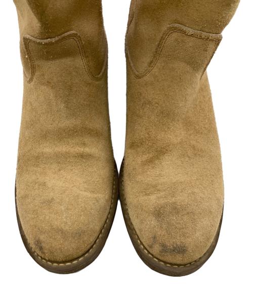 GEORGIA GIANT（ジョージアジャイアント）GEORGIA GIANT (ジョージアジャイアント) スウェードペコスタイプブーツ ベージュ サイズ:7 1/2の古着・服飾アイテム