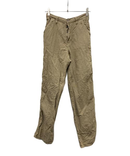 DIESEL（ディーゼル）DIESEL (ディーゼル) ブーツカットストレートパンツ ベージュ サイズ:W29の古着・服飾アイテム