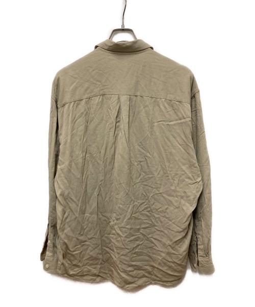 PERRY ELLIS（ペリーエリス）PERRY ELLIS (ペリーエリス) レーヨンシャツ ベージュ サイズ:Mの古着・服飾アイテム