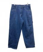 GUESSゲス）の古着「ペインターデニムパンツ」｜インディゴ