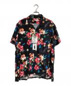 Engineered Garmentsエンジニアド ガーメンツ）の古着「Camp Shirt/キャンプシャツ」｜ピンク×ブラック