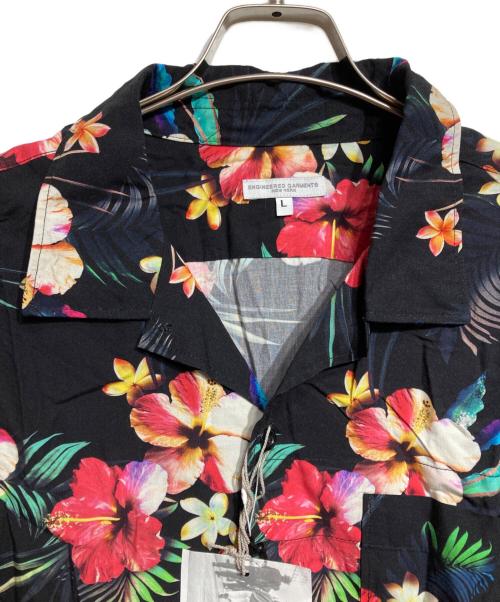 Engineered Garments（エンジニアド ガーメンツ）Engineered Garments (エンジニアド ガーメンツ) Camp Shirt/キャンプシャツ ピンク×ブラック サイズ:Lの古着・服飾アイテム