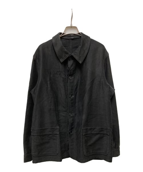MONT ROUGE（モンルージュ）MONT ROUGE (モンルージュ) ブラックモールスキンジャケット ブラック サイズ:FREEの古着・服飾アイテム